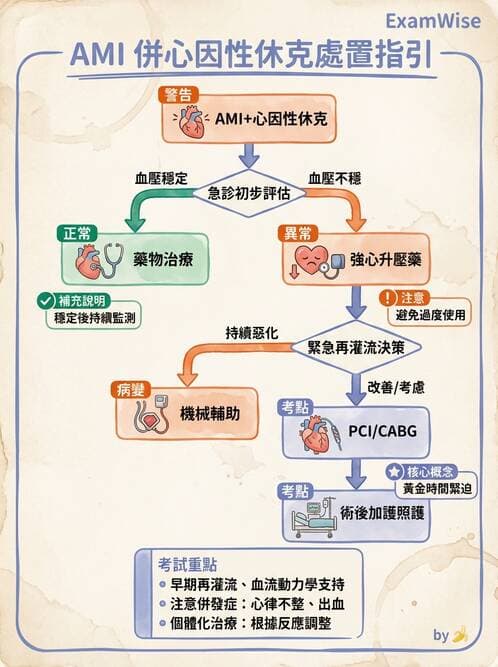 內專 - 急性冠心症 - AI 圖文解析預覽