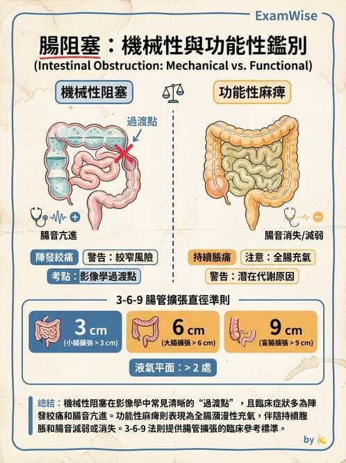 內專 - 腸道阻塞與急性腹症 - AI 圖文解析預覽