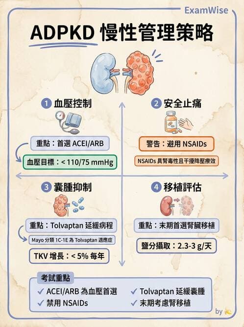 內專 - 多囊腎與腎結石 - AI 圖文解析預覽