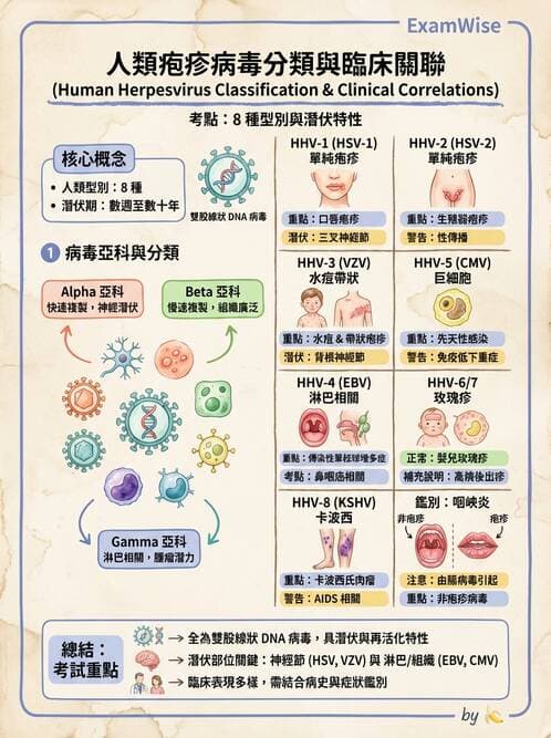 內專 - 呼吸道與中樞神經感染 - AI 圖文解析預覽