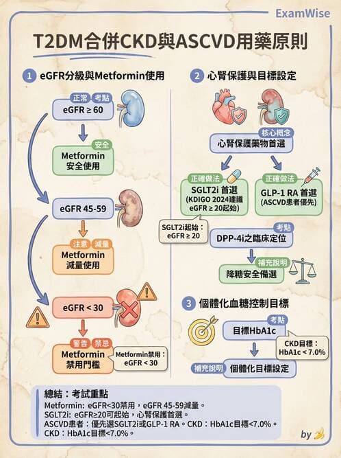 內專 - 糖尿病急慢性併發症與住院管理 - AI 圖文解析預覽