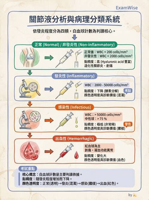 內專 - 痛風、結晶性與退化性關節炎 - AI 圖文解析預覽