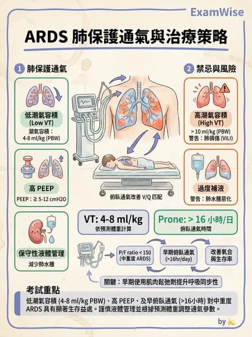 內專 - ARDS 與重症照護 - AI 圖文解析預覽