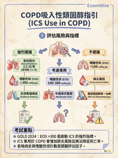 內專 - COPD 穩定期診斷與治療 - AI 圖文解析預覽