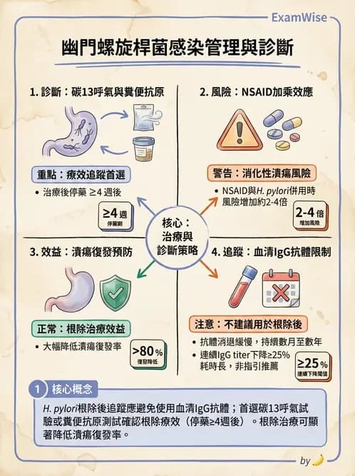 內專 - 幽門螺旋桿菌診斷與根除 - AI 圖文解析預覽