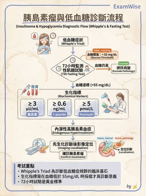 內專 - 低血糖與內源性高胰島素血症 - AI 圖文解析預覽