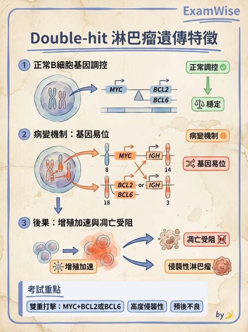 內專 - 淋巴瘤與多發性骨髓瘤 - AI 圖文解析預覽