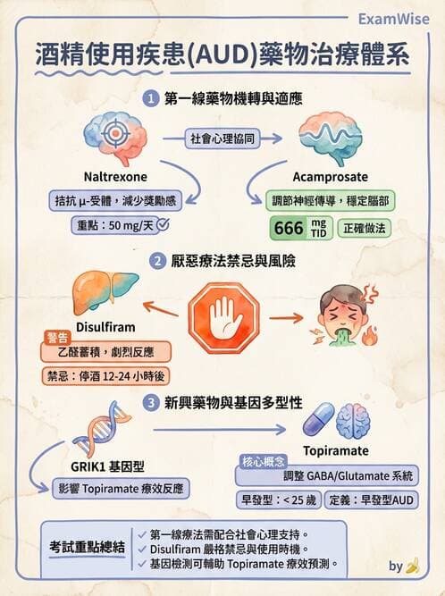 內專 - 精神藥物與成癮 - AI 圖文解析預覽