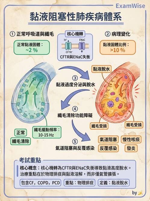 內專 - 肺功能檢查與支氣管擴張 - AI 圖文解析預覽