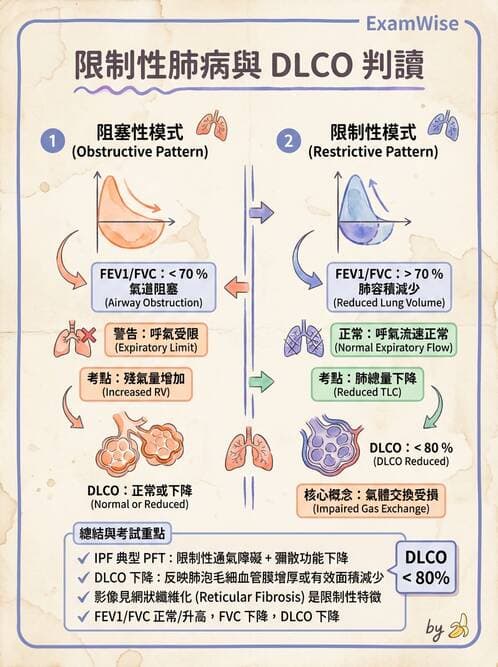 內專 - 肺功能檢查與支氣管擴張 - AI 圖文解析預覽