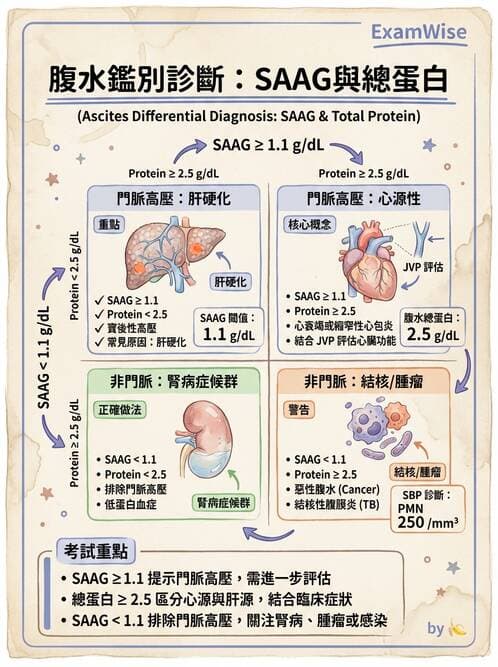 內專 - 肝硬化、肝癌及併發症 - AI 圖文解析預覽