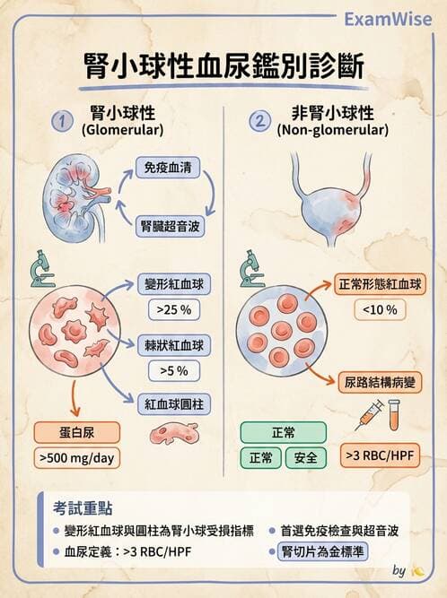 內專 - 原發性腎絲球腎炎 - AI 圖文解析預覽