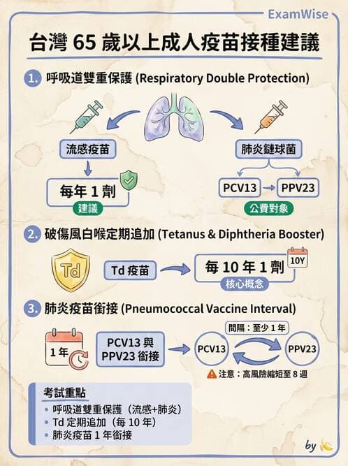 內專 - 感染預防:疫苗與院感管制 - AI 圖文解析預覽