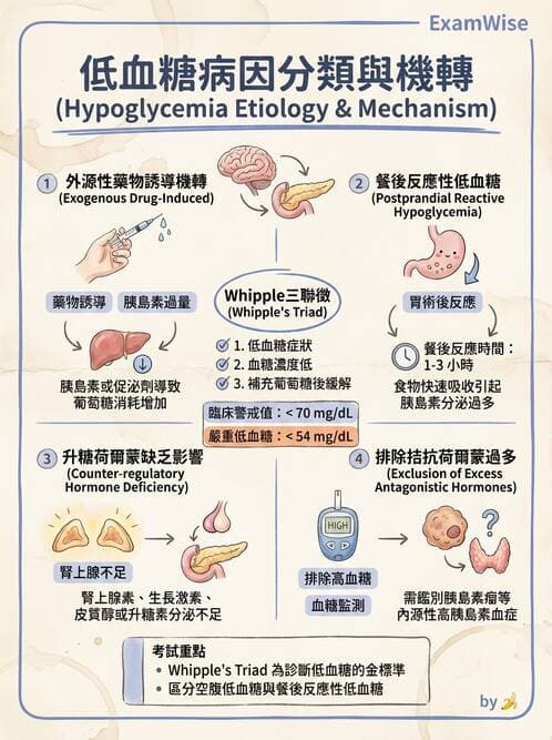 內專 - 低血糖與內源性高胰島素血症 - AI 圖文解析預覽