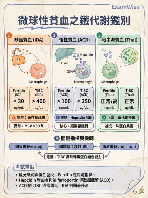 內專 - 各型貧血 - AI 圖文解析預覽