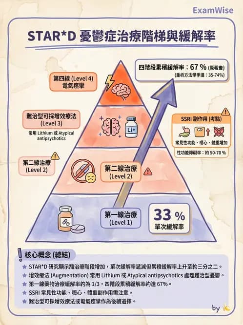 內專 - 憂鬱症與自殺防治 - AI 圖文解析預覽
