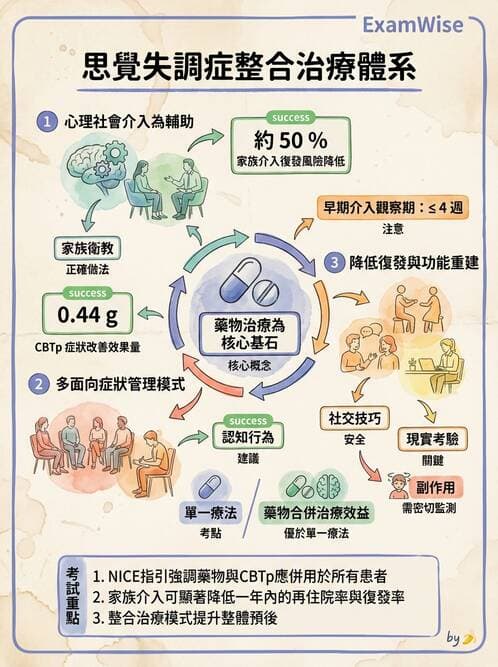 內專 - 焦慮症與其他精神疾患 - AI 圖文解析預覽