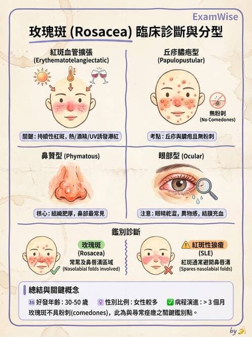 內專 - 免疫皮膚病與藥物反應 - AI 圖文解析預覽