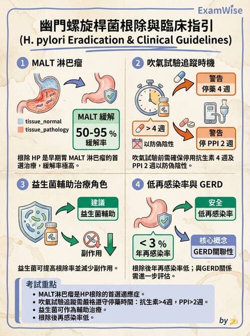 內專 - 幽門螺旋桿菌診斷與根除 - AI 圖文解析預覽