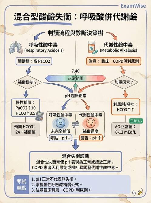 內專 - 酸鹼平衡異常 - AI 圖文解析預覽
