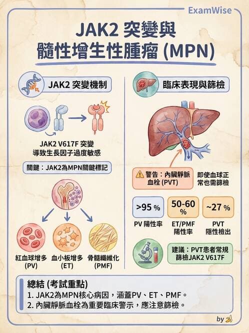 內專 - 紅血球增生症與PNH - AI 圖文解析預覽