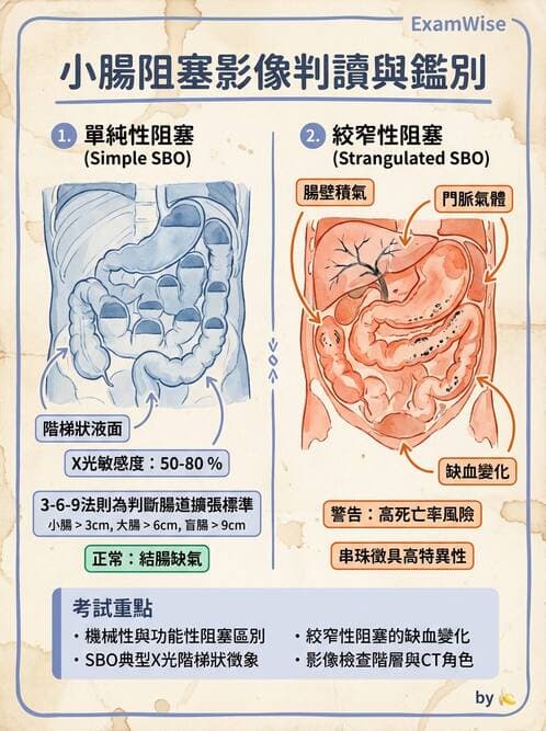 內專 - 腸道阻塞與急性腹症 - AI 圖文解析預覽