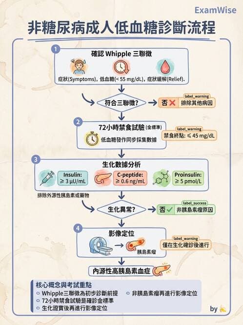 內專 - 低血糖與內源性高胰島素血症 - AI 圖文解析預覽