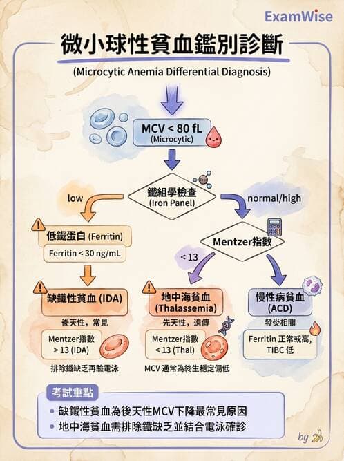 內專 - 各型貧血 - AI 圖文解析預覽