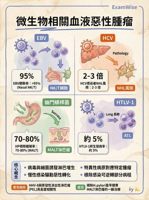 內專 - 淋巴瘤與多發性骨髓瘤 - AI 圖文解析預覽