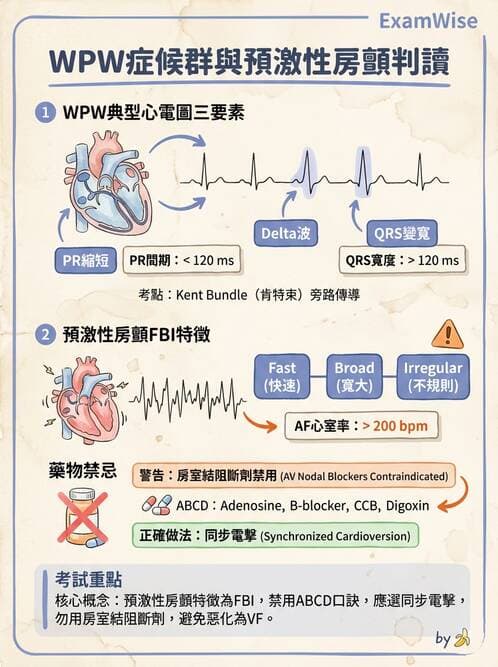 內專 - 心房顫動與上心室心律不整 - AI 圖文解析預覽
