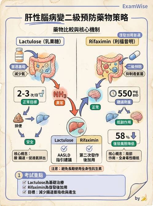 內專 - 肝硬化、肝癌及併發症 - AI 圖文解析預覽