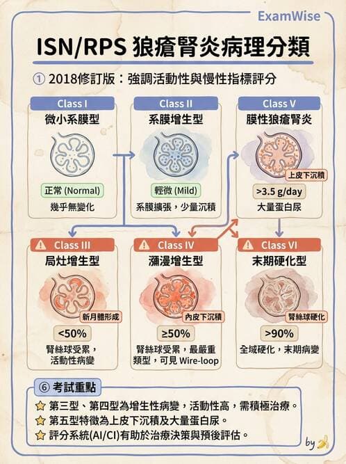 內專 - 繼發性腎絲球腎炎 - AI 圖文解析預覽