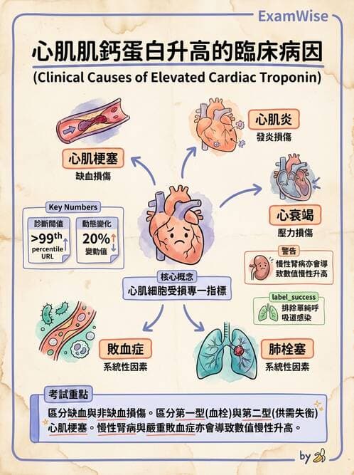 內專 - 急性冠心症 - AI 圖文解析預覽