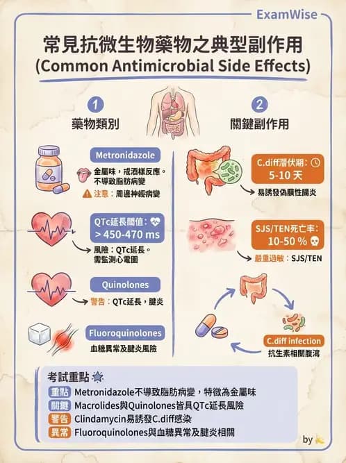 內專 - 抗生素機轉與藥理 - AI 圖文解析預覽