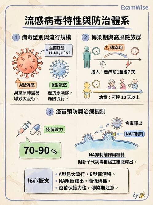 內專 - 病毒感染:COVID-19、流感與新興傳染病 - AI 圖文解析預覽