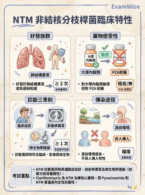 內專 - 厭氧菌、梭狀桿菌與特殊細菌 - AI 圖文解析預覽