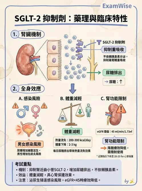 內專 - SGLT2i與TZD藥物特論 - AI 圖文解析預覽
