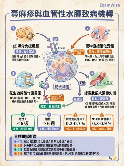 內專 - 過敏性疾病與臨床免疫治療 - AI 圖文解析預覽