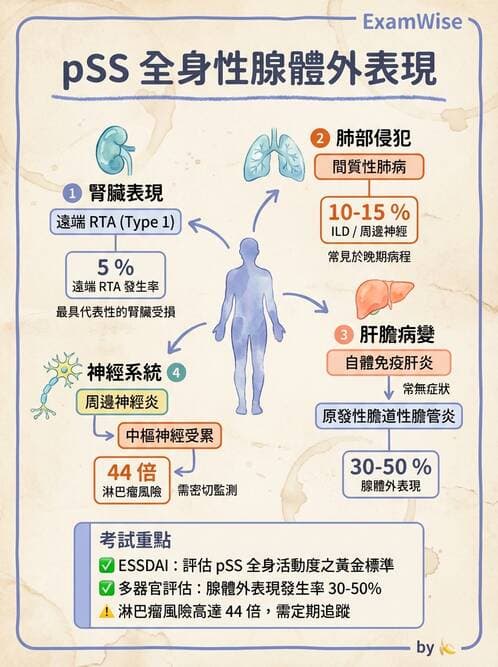 內專 - 乾燥症與IgG4相關疾病 - AI 圖文解析預覽