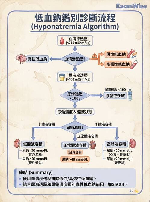 專師 - 鈉離子異常與SIADH - AI 圖文解析預覽