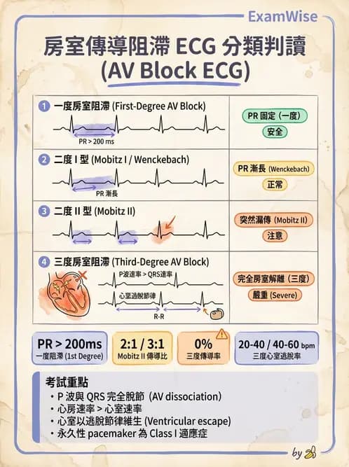 專師 - 心律不整與ECG判讀 - AI 圖文解析預覽