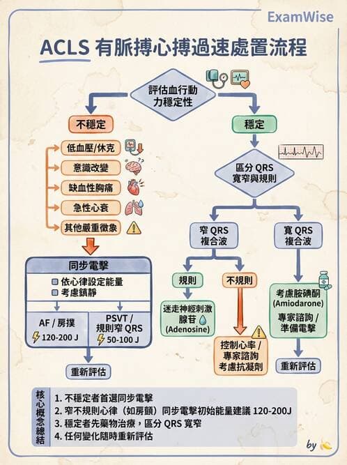 專師 - 心律不整與電擊治療 - AI 圖文解析預覽