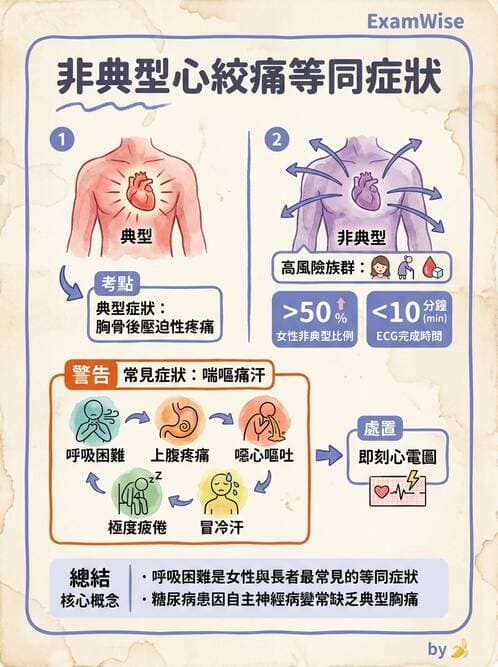 專師 - 心絞痛與穩定型冠心病 - AI 圖文解析預覽