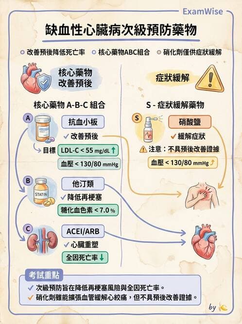 專師 - 心絞痛與穩定型冠心病 - AI 圖文解析預覽