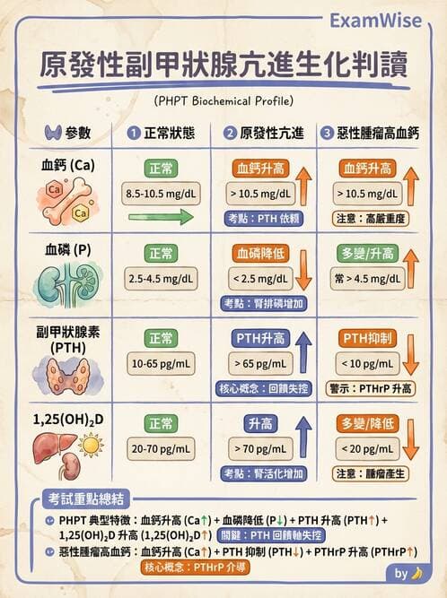 專師 - 副甲狀腺與鈣磷代謝 - AI 圖文解析預覽