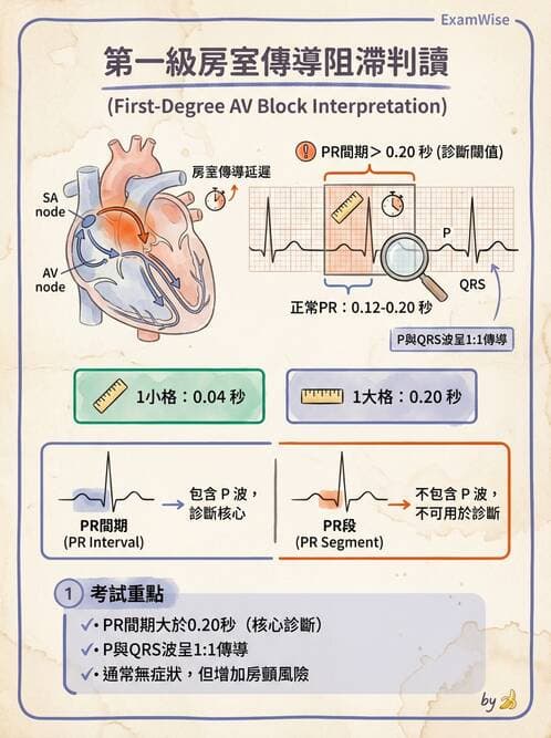 醫檢師 - 心電圖基礎與判讀 - AI 圖文解析預覽