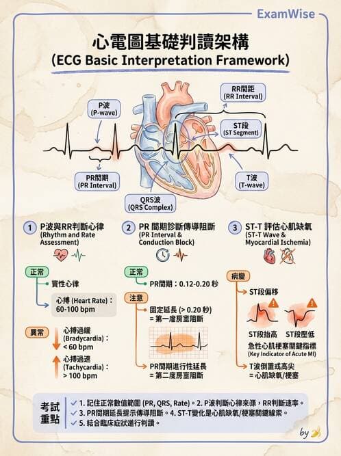 醫檢師 - 心肌病變與特殊心電圖 - AI 圖文解析預覽
