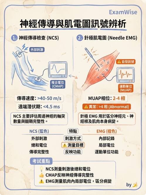 醫檢師 - 神經肌肉與睡眠檢查 - AI 圖文解析預覽