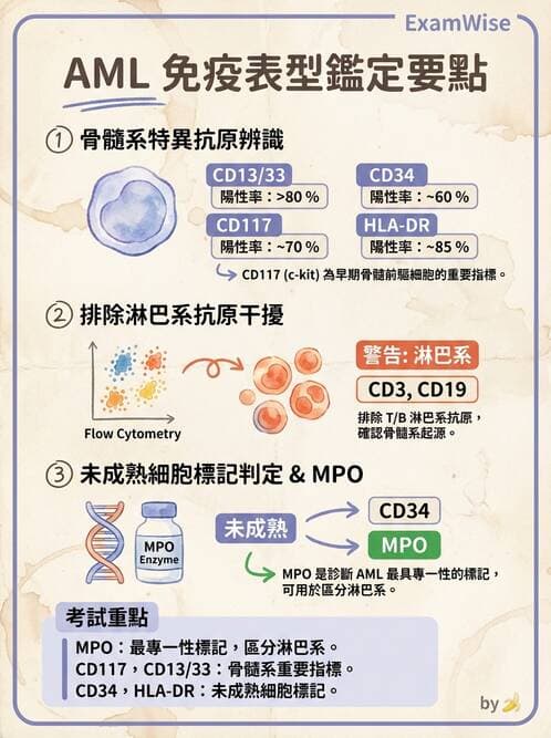醫檢師 - 急性白血病 - AI 圖文解析預覽