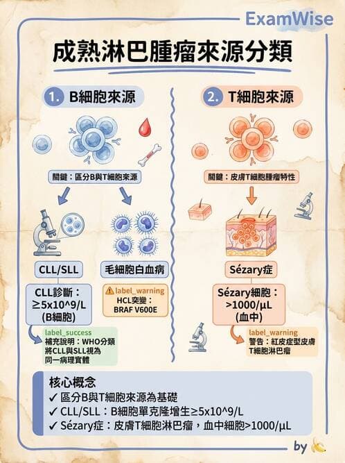 醫檢師 - 淋巴瘤、漿細胞疾病與白血球異常 - AI 圖文解析預覽